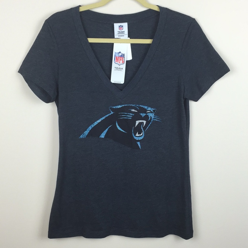 NFL - Panthers - Football V-Neck Short Sleeve Tee